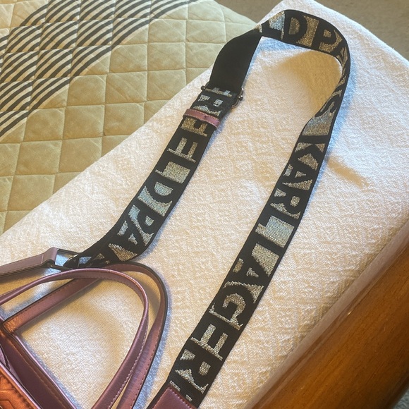 Karl Lagerfeld Maybelle Satchel cactus pink ombré w/ cat Choupette handbag rare - Picture 8 of 9